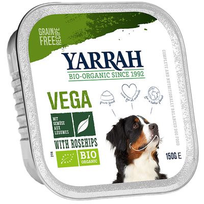 12 x 150 g Yarrah Bio-Nassfutter für Hunde – 25 % Rabatt!