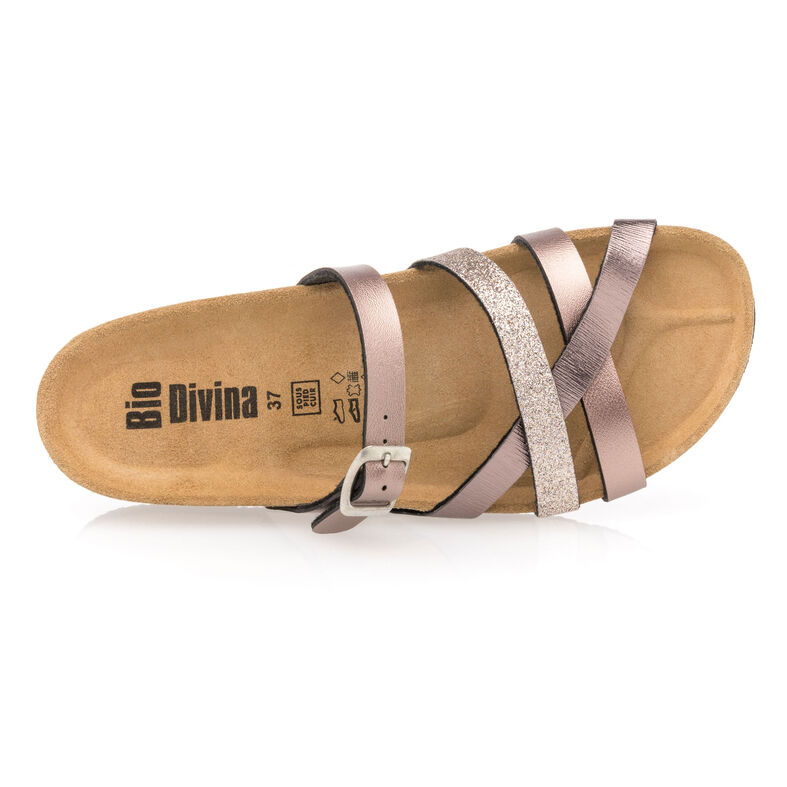 Sandali da donna grigi / Scarpe aperte in punta