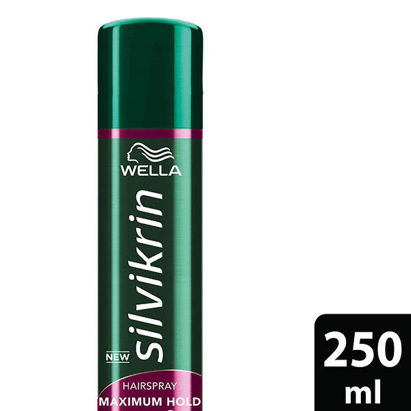Wella Silvikrin Maximum Hold -hiuslakka, 250 ml