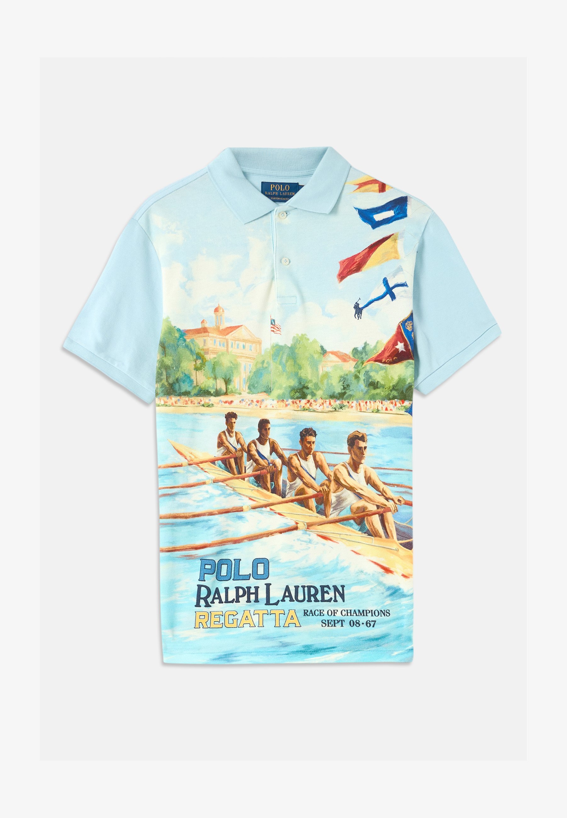 Polo Ralph Lauren Polo shirt met korte mouwen - lichtblauw