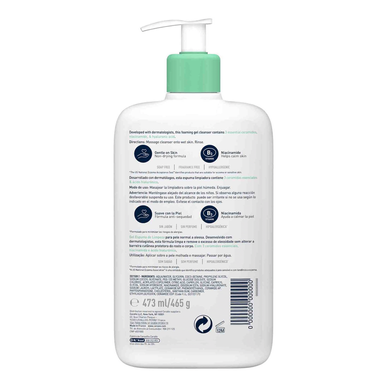 Pěnivý čisticí gel na obličej a tělo CeraVe 473 ml