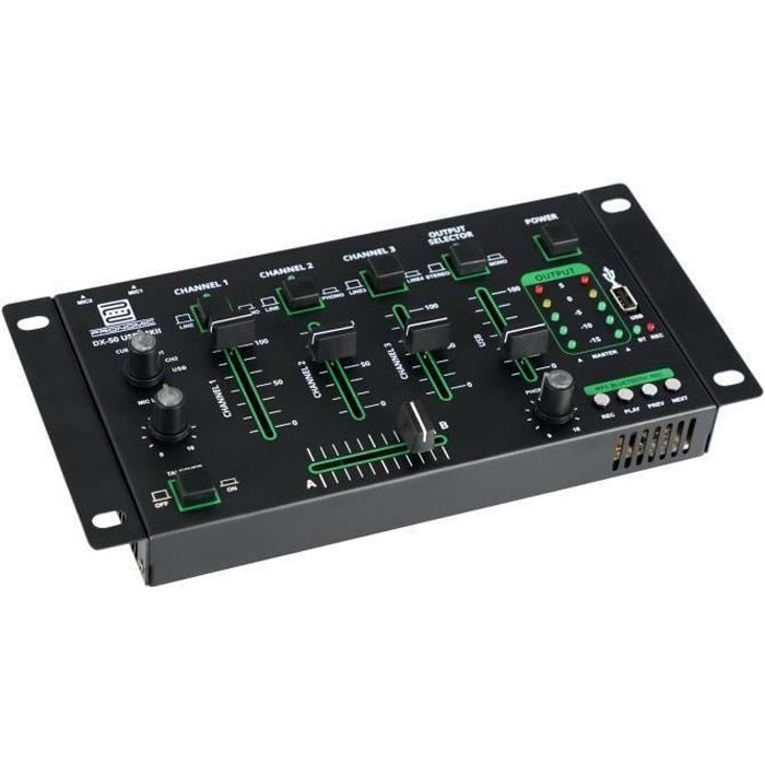 Mixer DJ Pronomic DX-50 USB MKII a 4 canali con Bluetooth