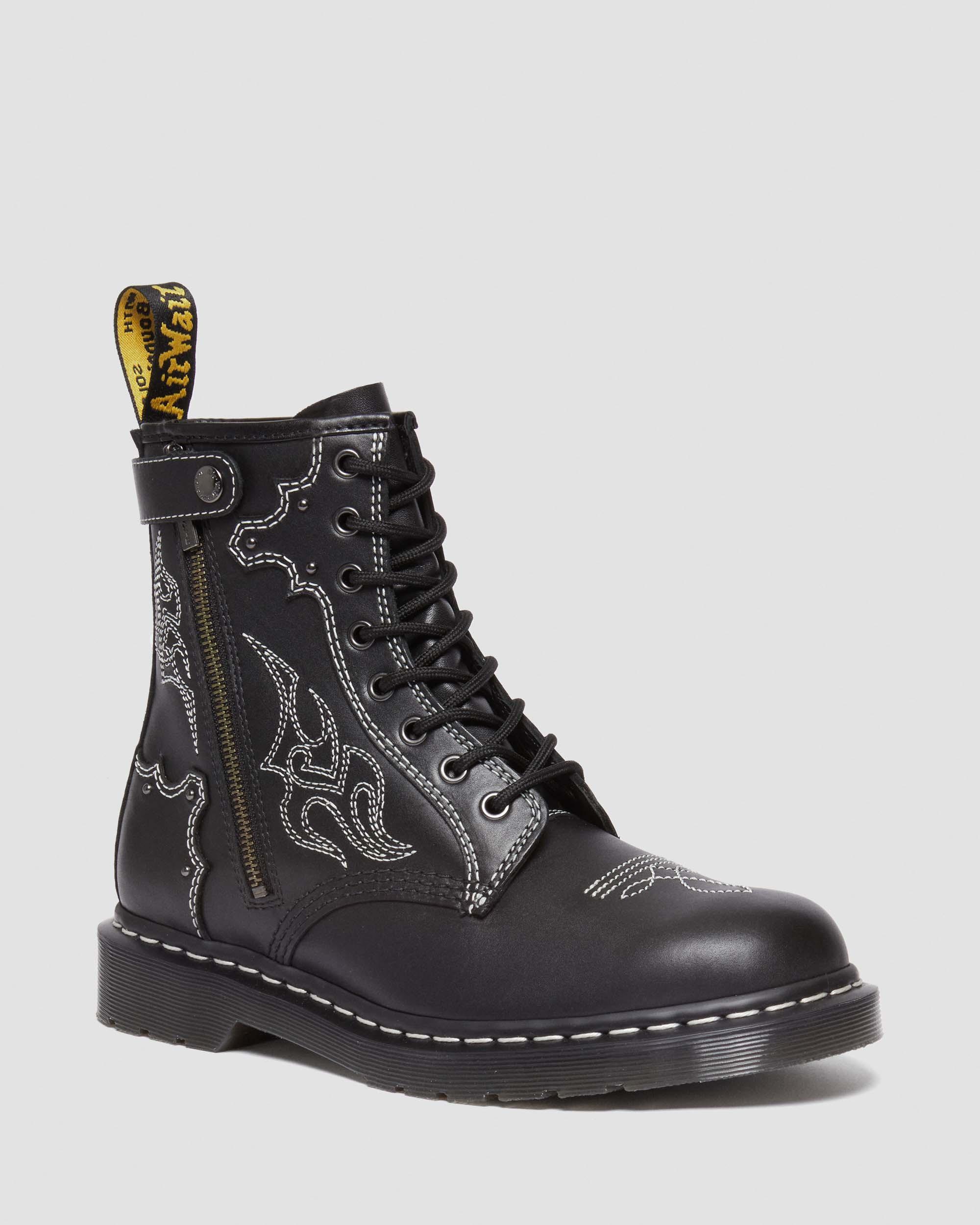 1460 Gothic Americana Leather Lace Up Boots