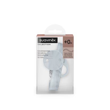 „Suavinex Selection“ medžiaginis čiulptuko segtukas 0M medžiaginis čiulptuko segtukas 1 vnt. 1 vnt.