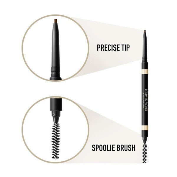 Max Factor Brow Shaper nijansa za oblikovanje obrva 30 Deep Brown Wenkbrauwpotlood