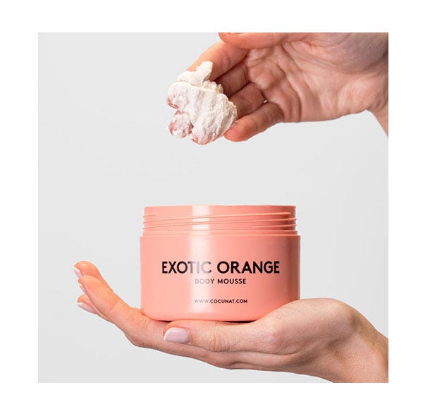 Telový mousse Exotický pomaranč | 200 ml