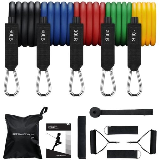 Bandes de résistance avec sangles OEM (5 bandes et accessoires)
