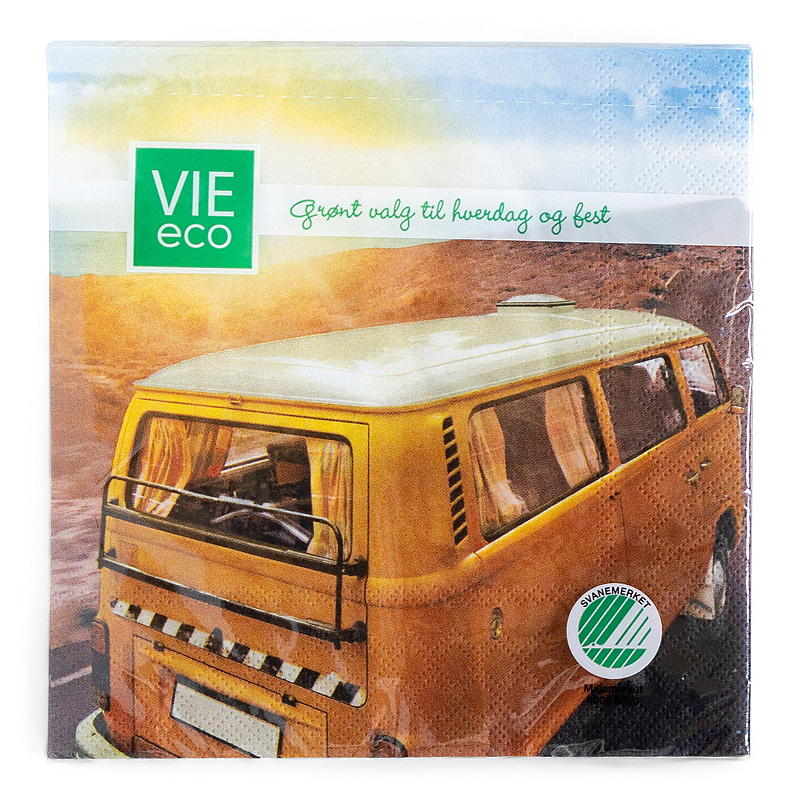 Serviettes de table Vie Home, paquet de 20, 33 x 33 cm, fin d'été