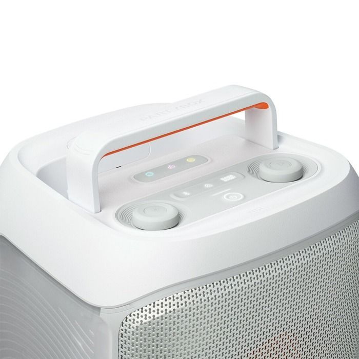Altavoz portátil Bluetooth para fiestas JBL PartyBox Club 120, blanco.