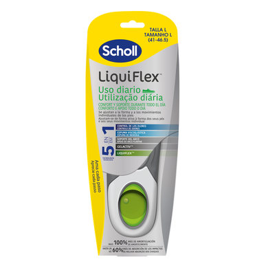 Vložky do bot Scholl Liquiflex pro každodenní použití, velikost L, 1 pár