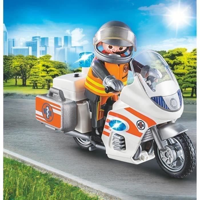 PLAYMOBIL - 70051 - City Life Les Secouristes - Urgentiste et moto