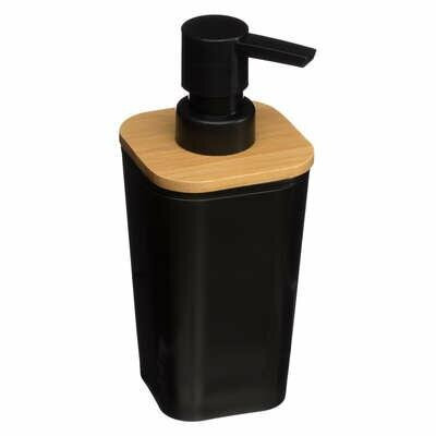DOZOWNIK NA MYDŁO Natureo 200 ml czarny BAMBUSOWA POKRYWA