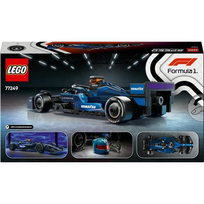 LEGO Speed Champions 77249 Williams Racing FW46 F1 Bil Byggesæt for Aldere fra 10 år