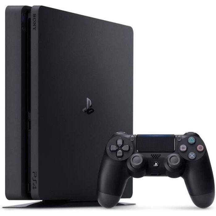 Consola Sony PlayStation 4 de 500 GB + mando - Negra - Reacondicionada - Muy buen estado