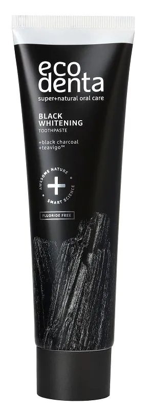 Ecodenta Pasta Extra Black Wybielająca z Węglem Drzewnym i Teavigo