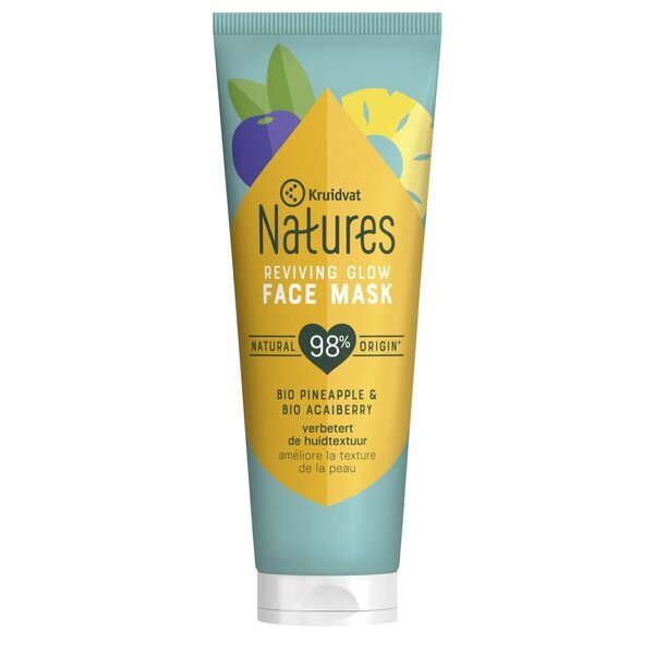 Kruidvat Natures Reviving Glow maska za obraz 75 ml