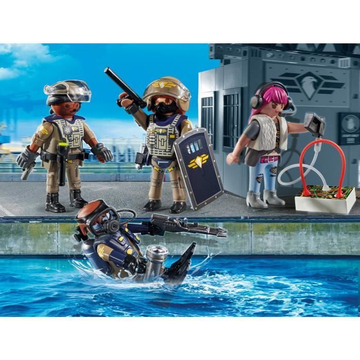 PLAYMOBIL 71146 Special Forces Team with Bandit, Police Officers, City Action, 37 pieces, Ages 5+