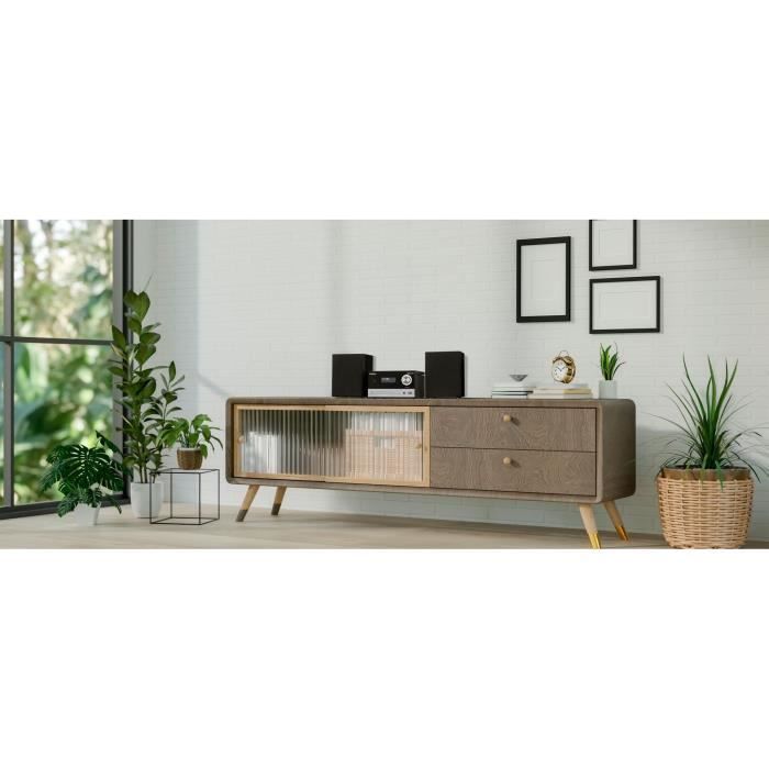 Minisistema HiFi - MEDION - DAB/PLL UKW - Reproductor de CD - Bluetooth 5.3 - 2x15W RMS