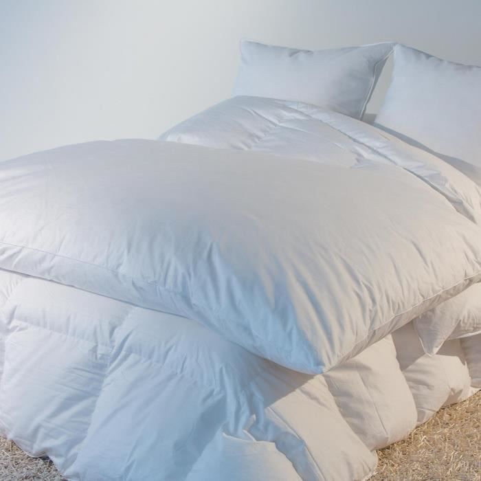 Edredón Eco Natural - CASTEX NATURAL DRIVETS - 140 x 160 cm - 30 % de plumón nuevo - Ligero y cálido