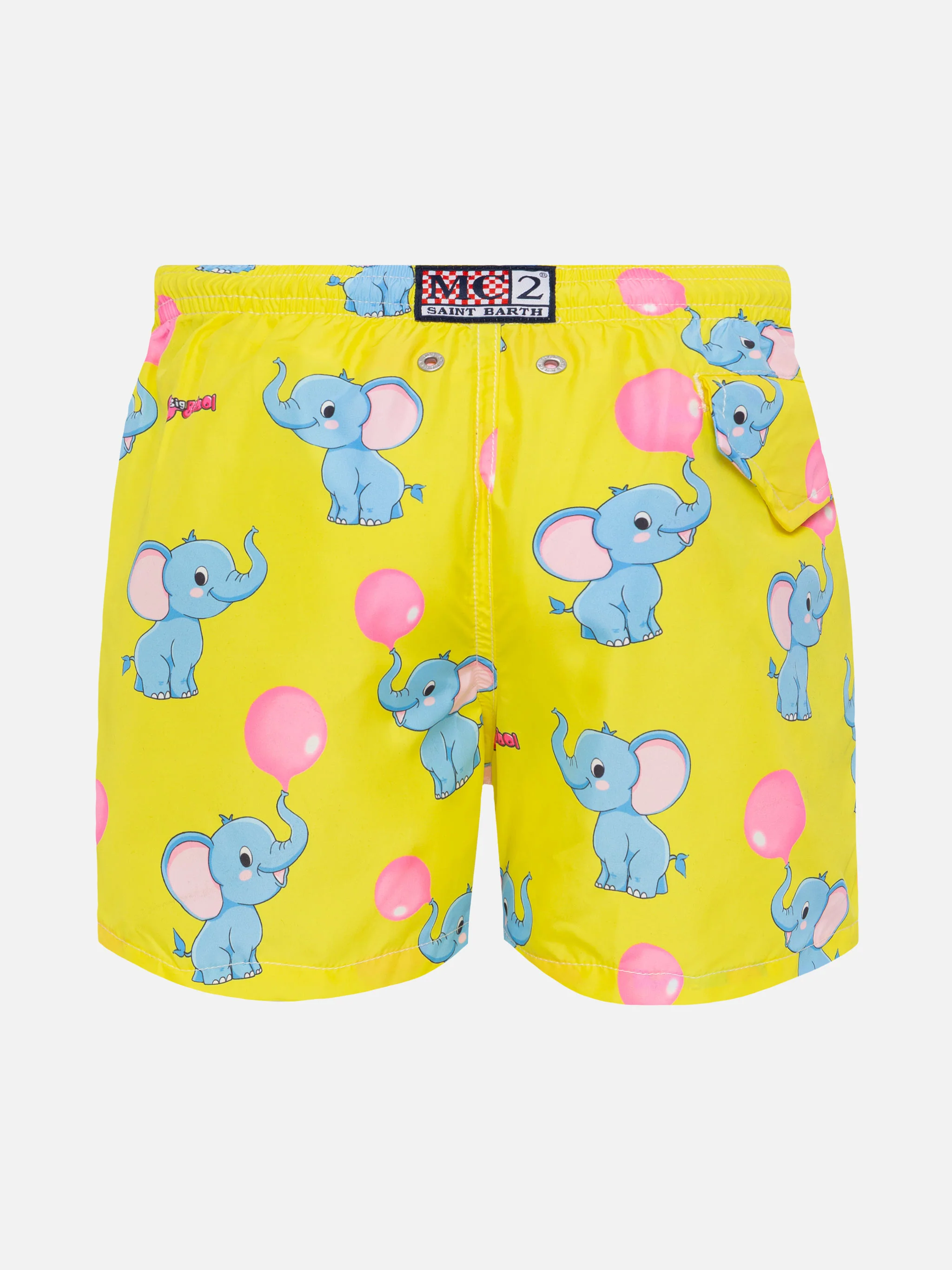 Costume mare Jean Lighting in tessuto leggero con stampa Big Babol ele