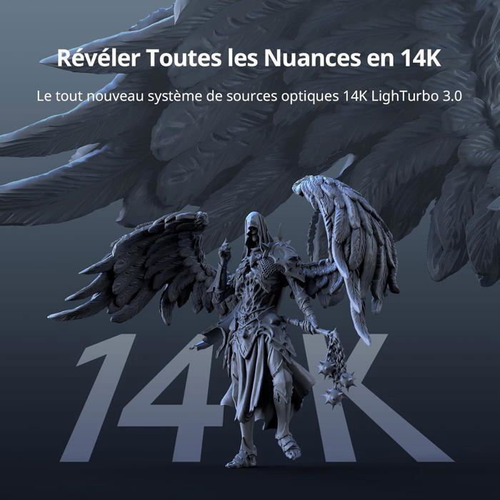 Imprimante 3D Résine - ANYCUBIC - Photon Mono M7 Pro - 14K - Vitesse 220 mm/h - Couleur Noir