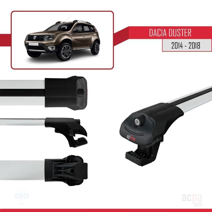 Barras de techo ACE-1 para Dacia Duster 2014-2018, portaequipajes para coche / Gris