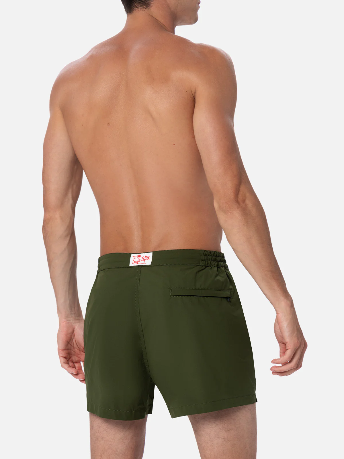 Harry's Slim Fit Zwempak voor Heren in Legergroen