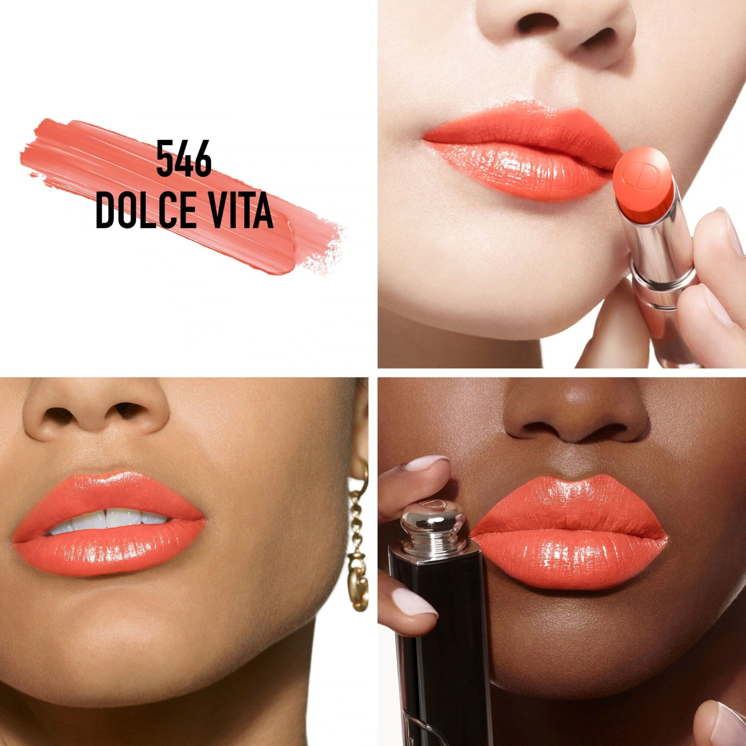 DIOR Rouge à lèvres brillant - Couleur intense - 90 % d'ingrédients d'origine naturelle