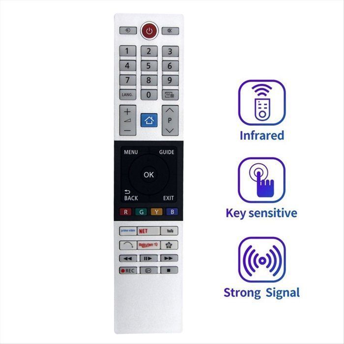 Sustituya el mando a distancia CT 8567 por el mando a distancia Toshiba CT8538 para televisores LCD LED.
