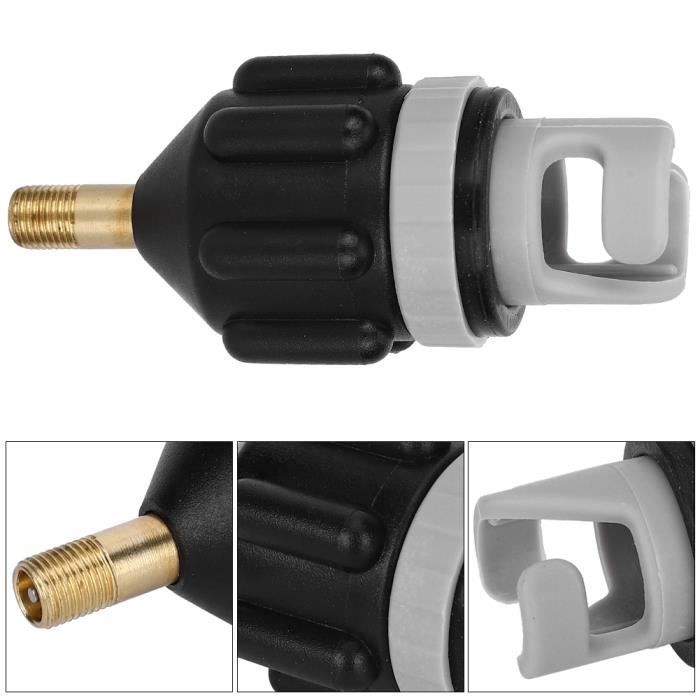 Bomba de aire VVIKIZY para tablas de surf y paddle surf - 2 piezas - Negra