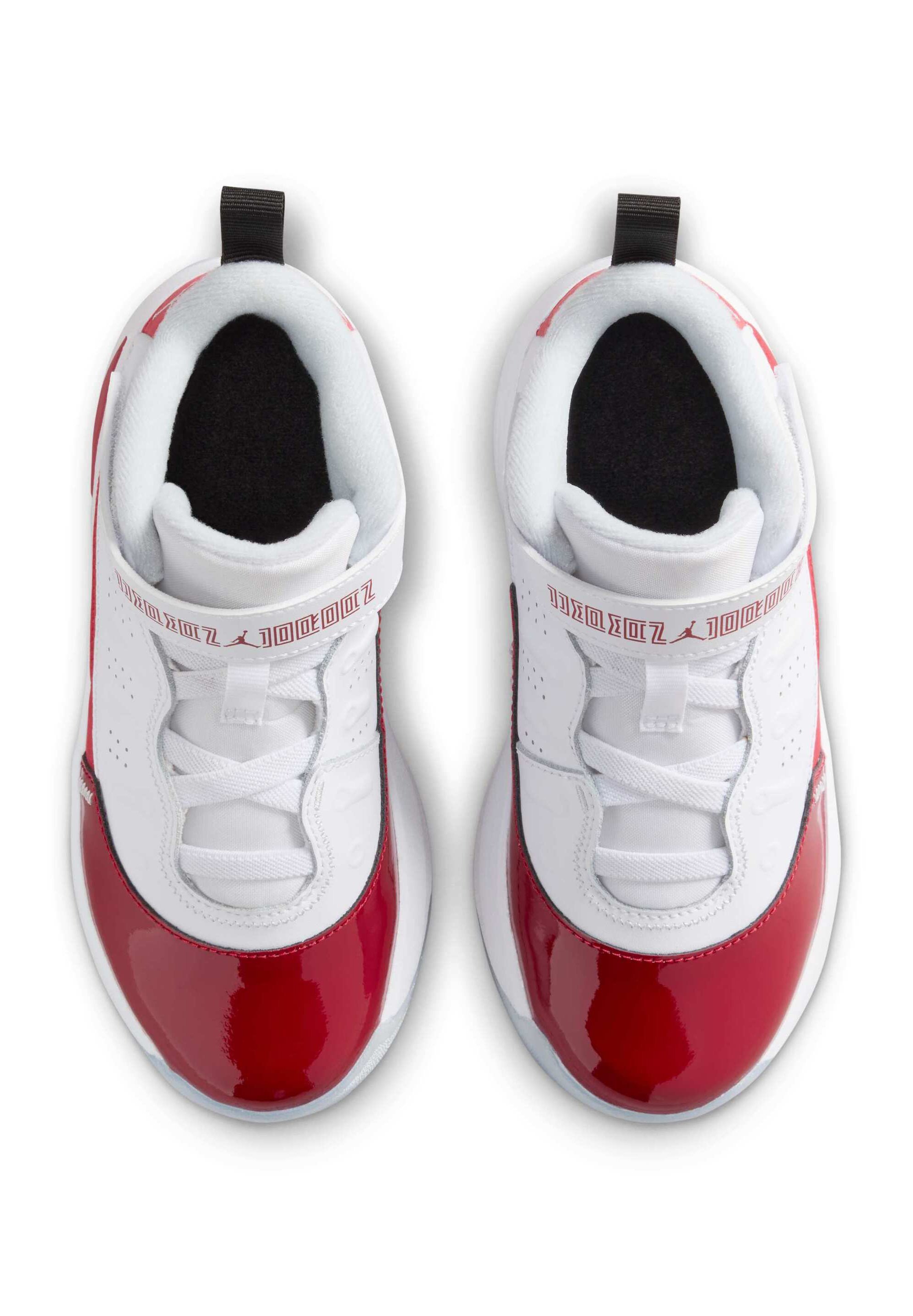 Jordan MAX AURA - Sneaker - weiß/weiß gym redblack
