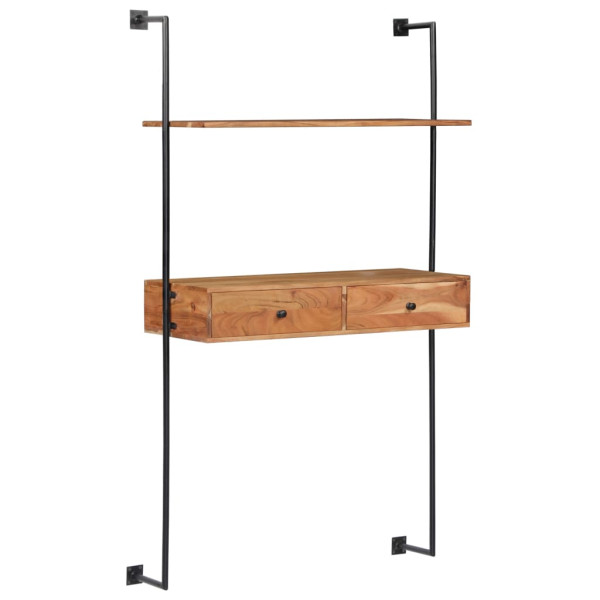 VidaXL Biurko ścienne 90 x 40 x 170 cm