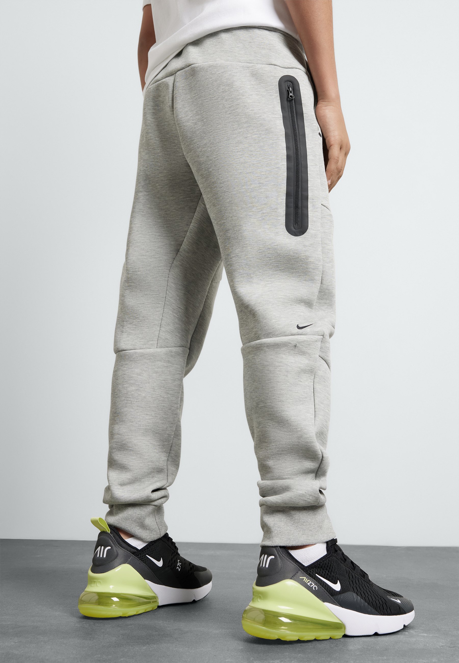 Nike Sportswear UNISEX - Pantaloni della tuta - grigio scuro mélange/nero