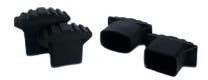 Tapón de extremo para escalera ARTUB - ZENITECH - Compatible con las series Alubrico/Alupplus/Alubati - Plástico - Negro