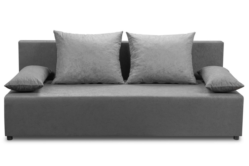 Kanapa sofa rozkładana ze sprężynami bonell BS10 PLUS Szara