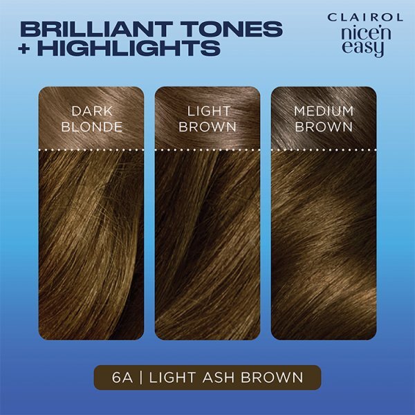 Clairol Nice'n Easy barva na vlasy 6A světle popelavě hnědá