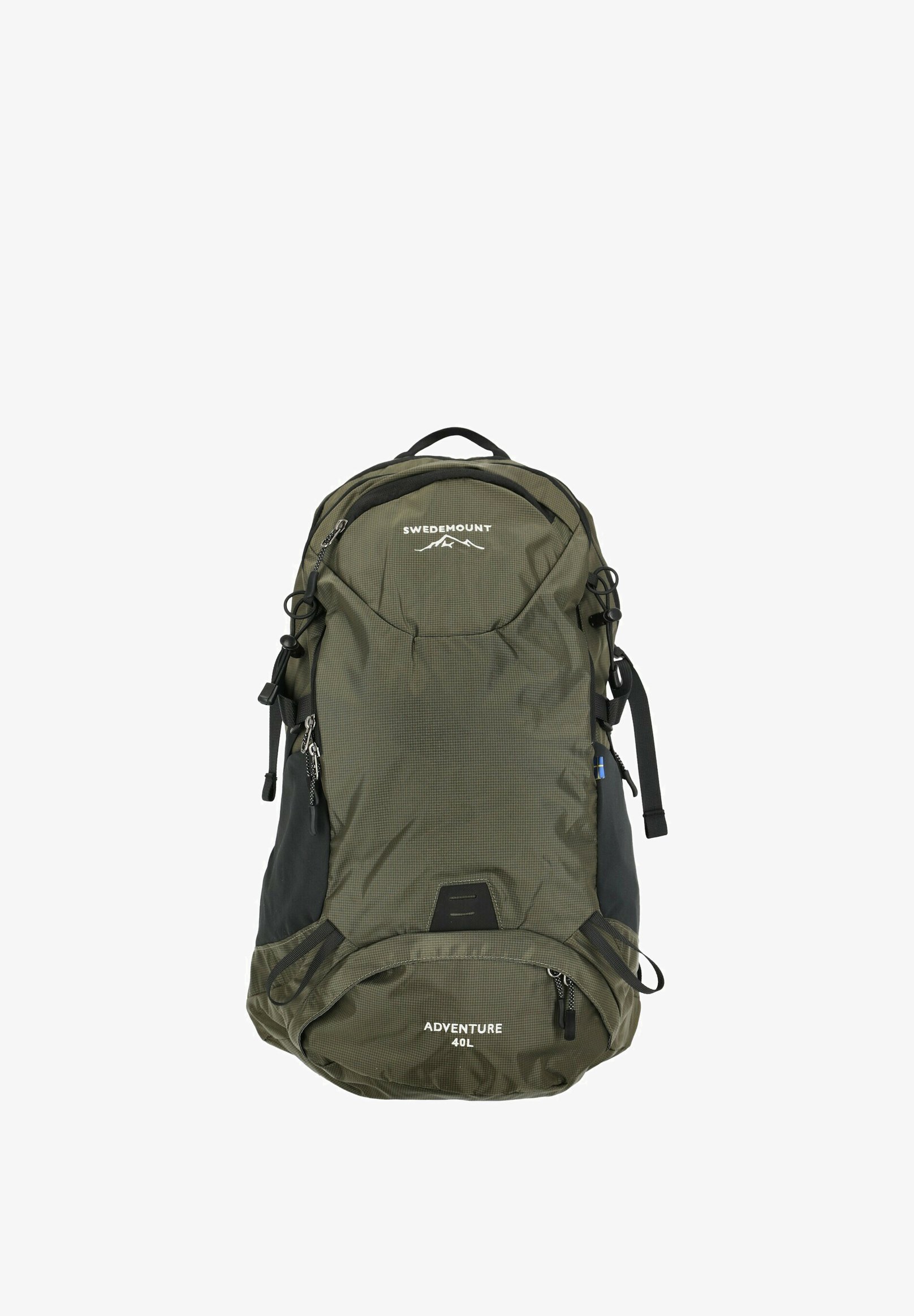 Zaino da trekking Swedemount - verde oliva e nero