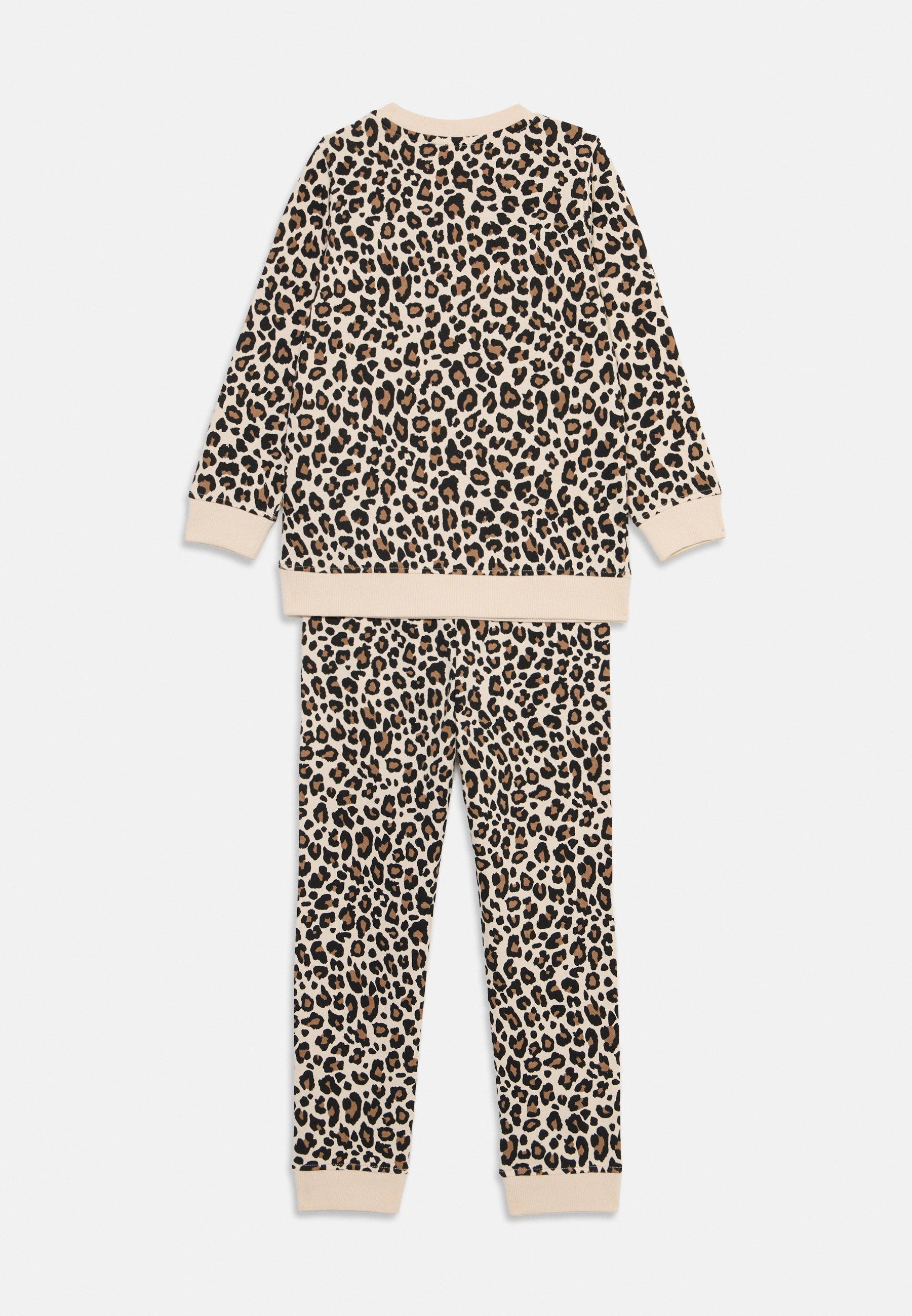 Completo sportivo Friboo con stampa leopardata - Tuta - beige/nero