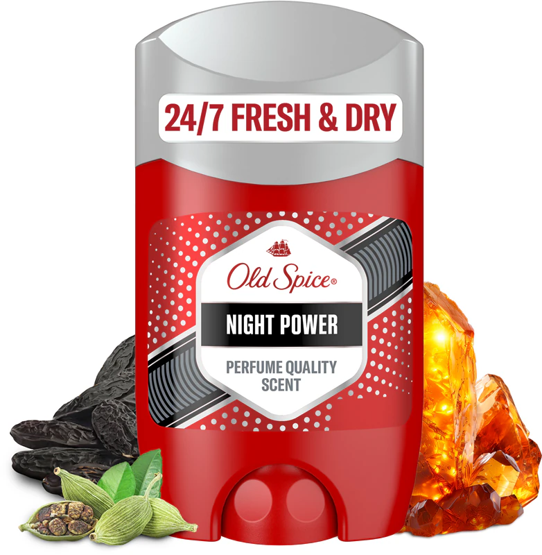 Old Spice Night Power antitranspirantstick voor mannen