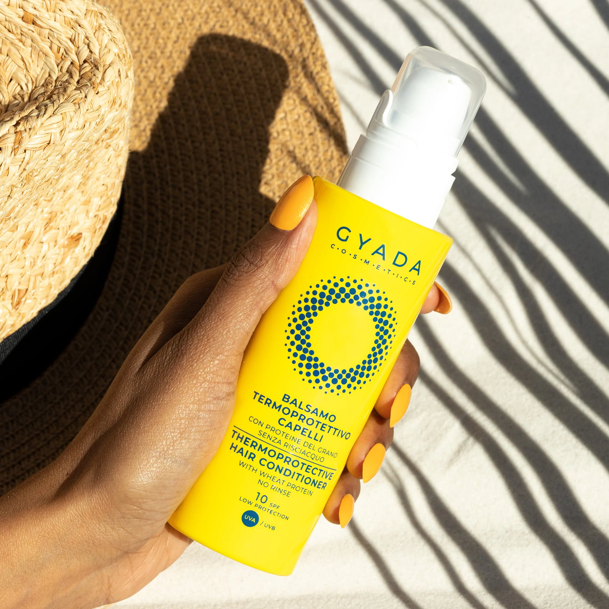 Solari Balsamo Termoprotettivo Capelli SPF10 - Trattamento Protezione Solare Capelli , Balsamo Senza Risciacquo Capelli