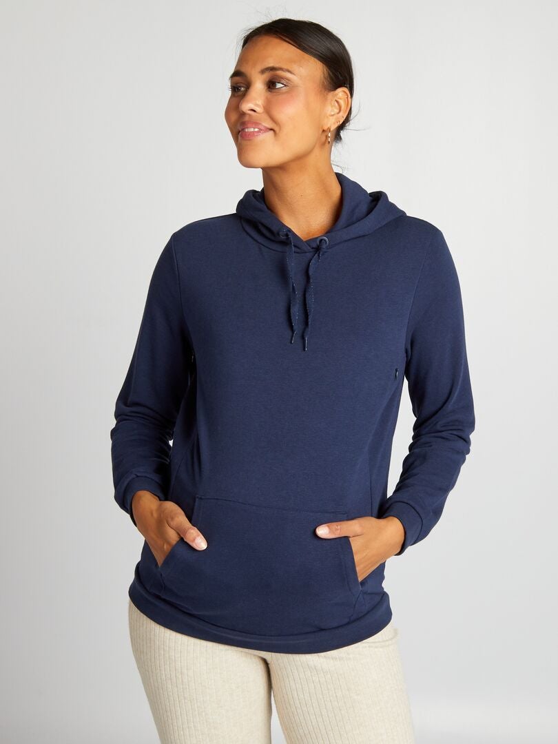 Sudadera con capucha para enfermeras - Azul marino