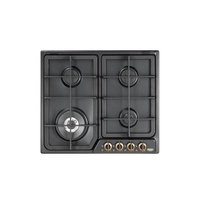 Gas cooker - DeLonghi - ANF 46 PRO - Enamelled - Anthracite - Cast iron grates