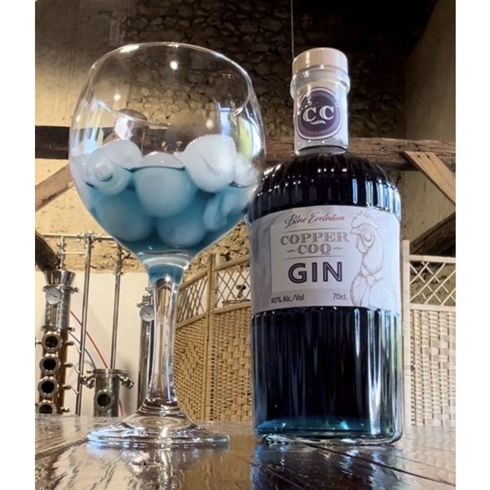 Gin Copper Rooster Magic Blue