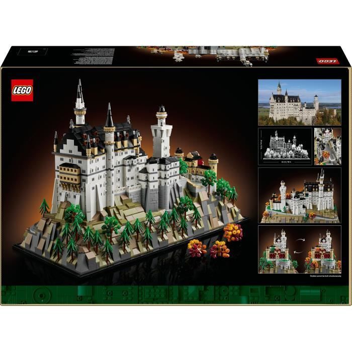 LEGO Architecture 21063 Le Château de Neuschwanstein - Set de Construction pour Adulte