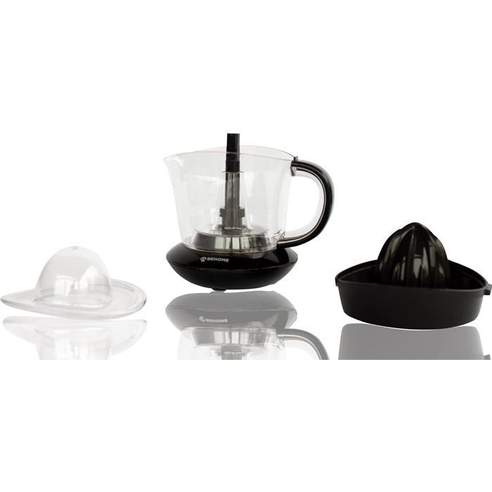 Exprimidor eléctrico de cítricos - FEBEST - 700 ml - Plástico resistente - Acción bidireccional - Cono de doble presión
