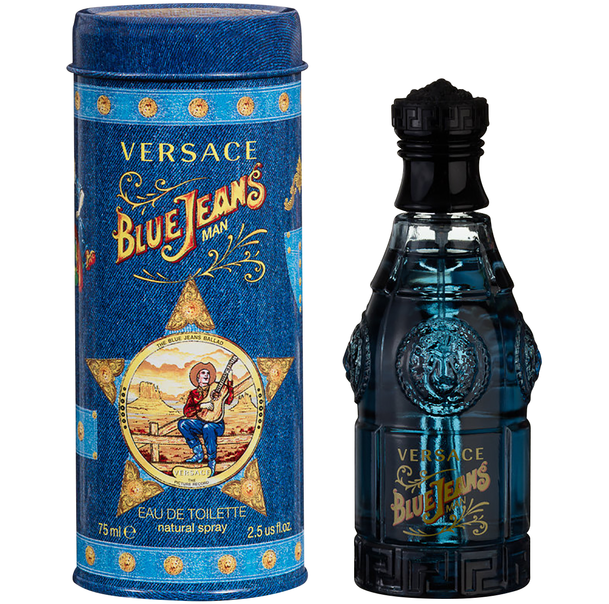 Versace Herren Eau de Toilette 75 ml Blue Jeans