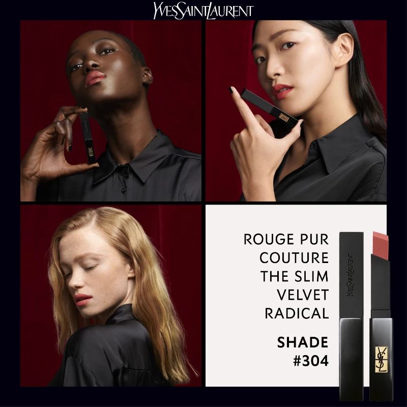 Rouge Pur Couture The Slim Velvet Radical ruž za usne 304 Beige Instinct - Yves Saint Lauren