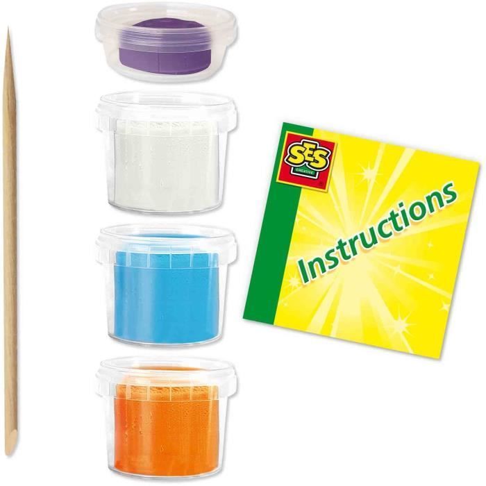 FunDo modeling clay - Wild animals (3x90gr-1x40gr) - SES CREATIVE - Interactive for young children.