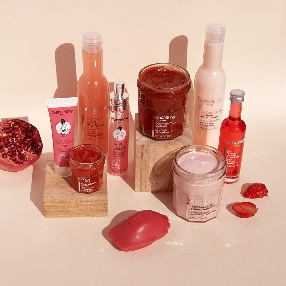 Blancrème GEL DOUCHE NATUREL - FRAISE GRENADE
