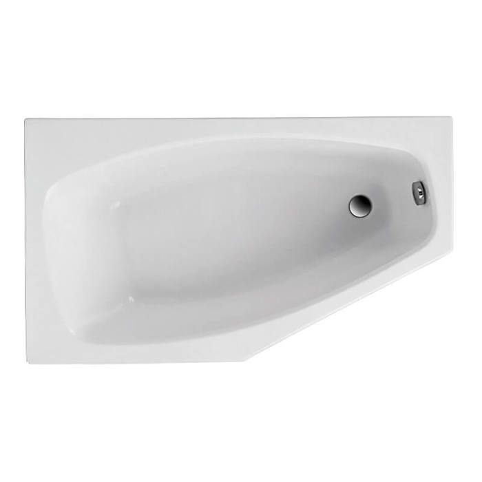 Baignoire Bain d'angle 140x80 Gauche, Siphon de bain et pieds 3en1 - MARIKA